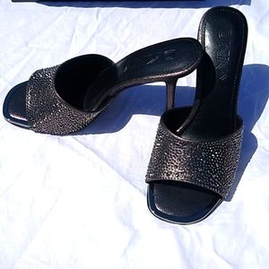 DKNY rhinestone sandaled heel